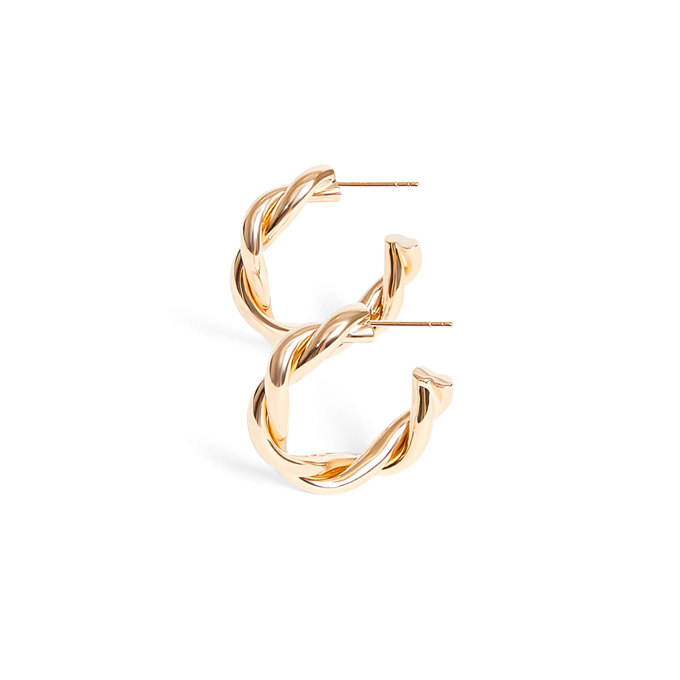 Classic Twist Hoop Earrings