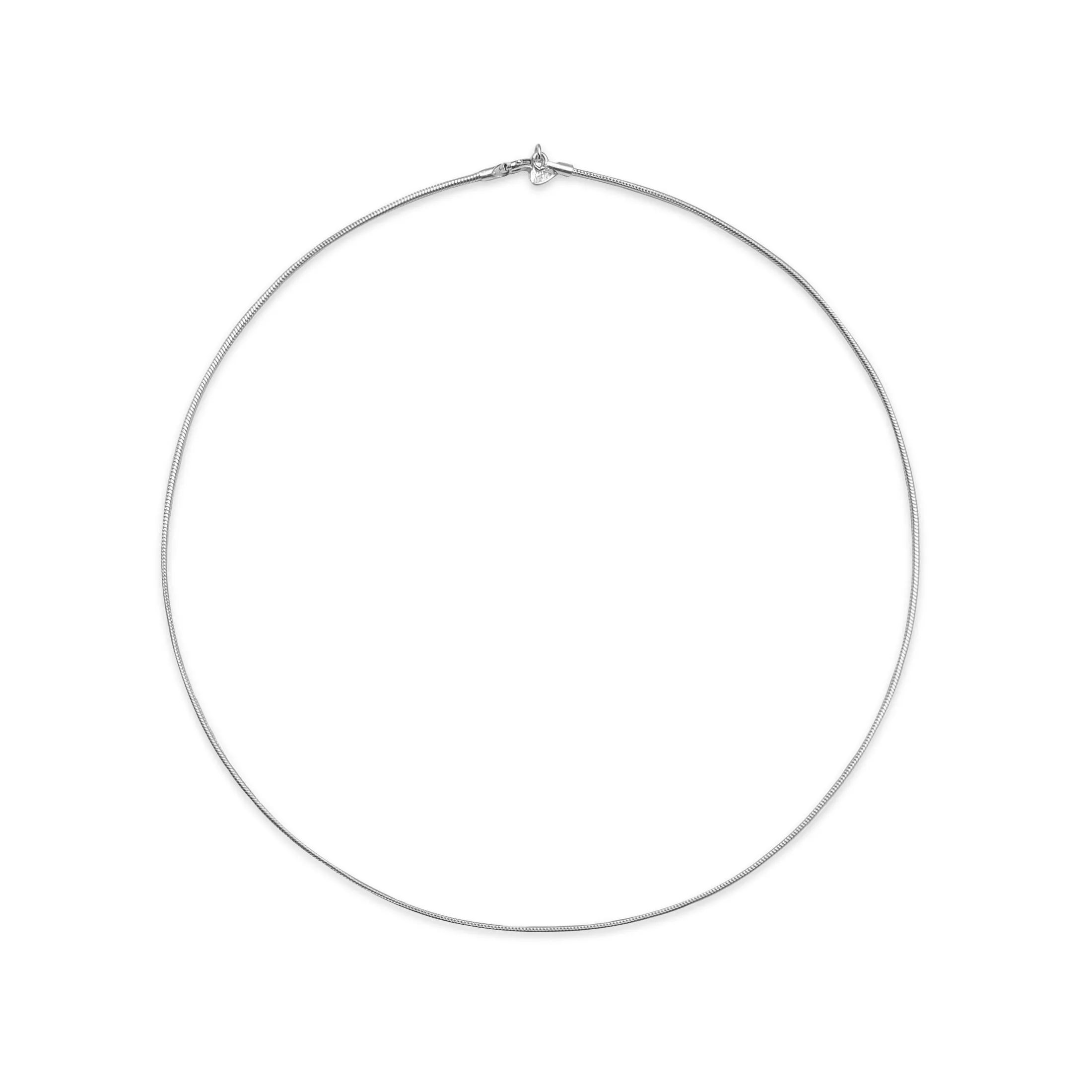 Round Thin Snake Chain Necklace