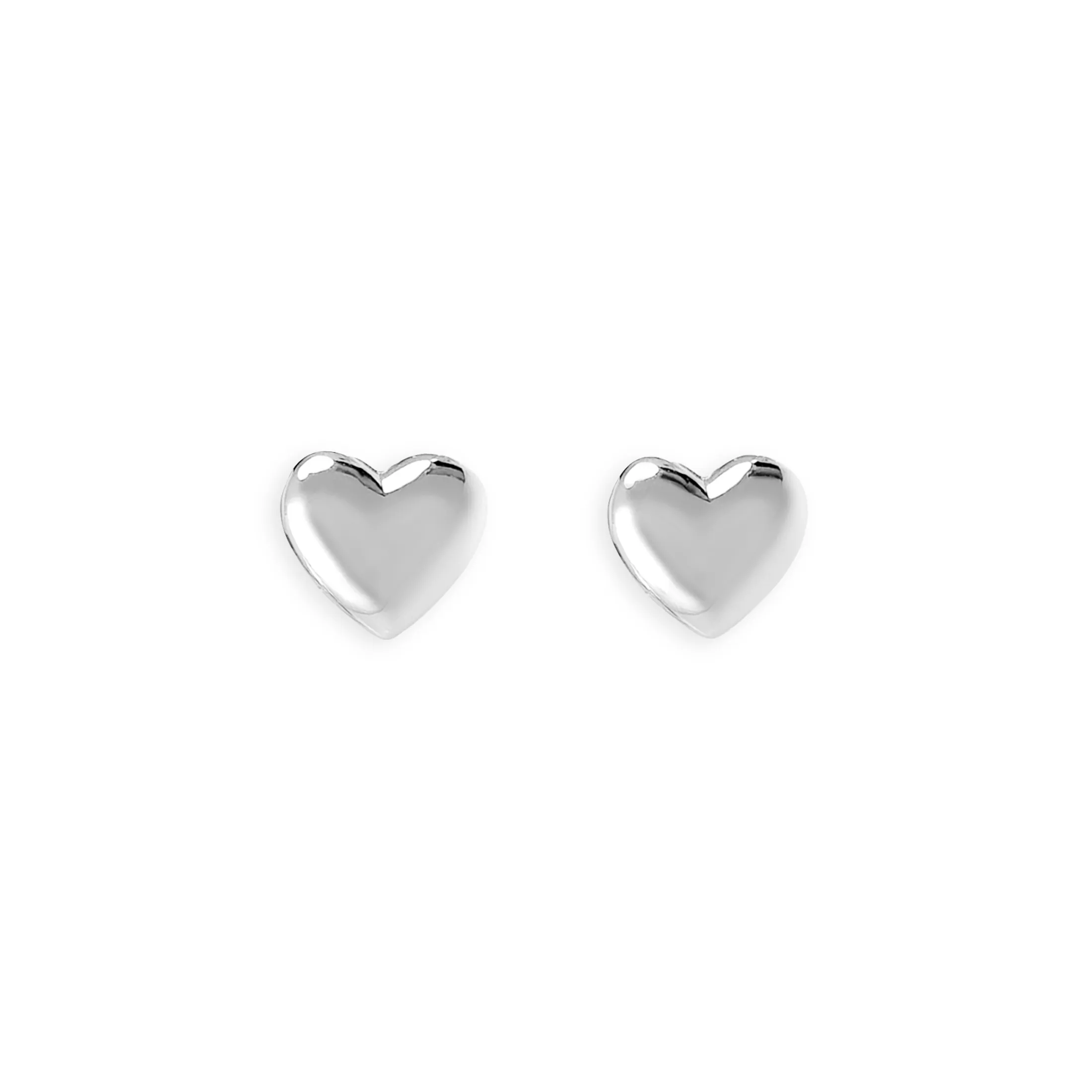 Classic Heart Stud Earrings