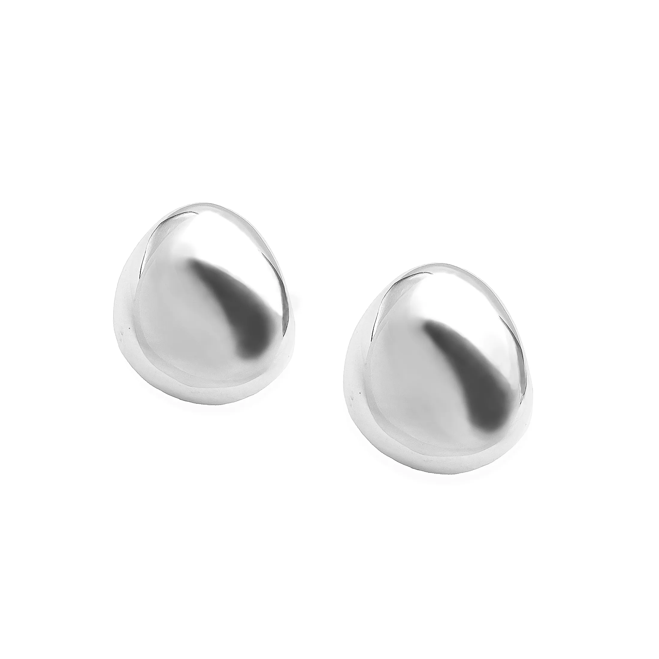 Sculpted Egg Stud Earrings