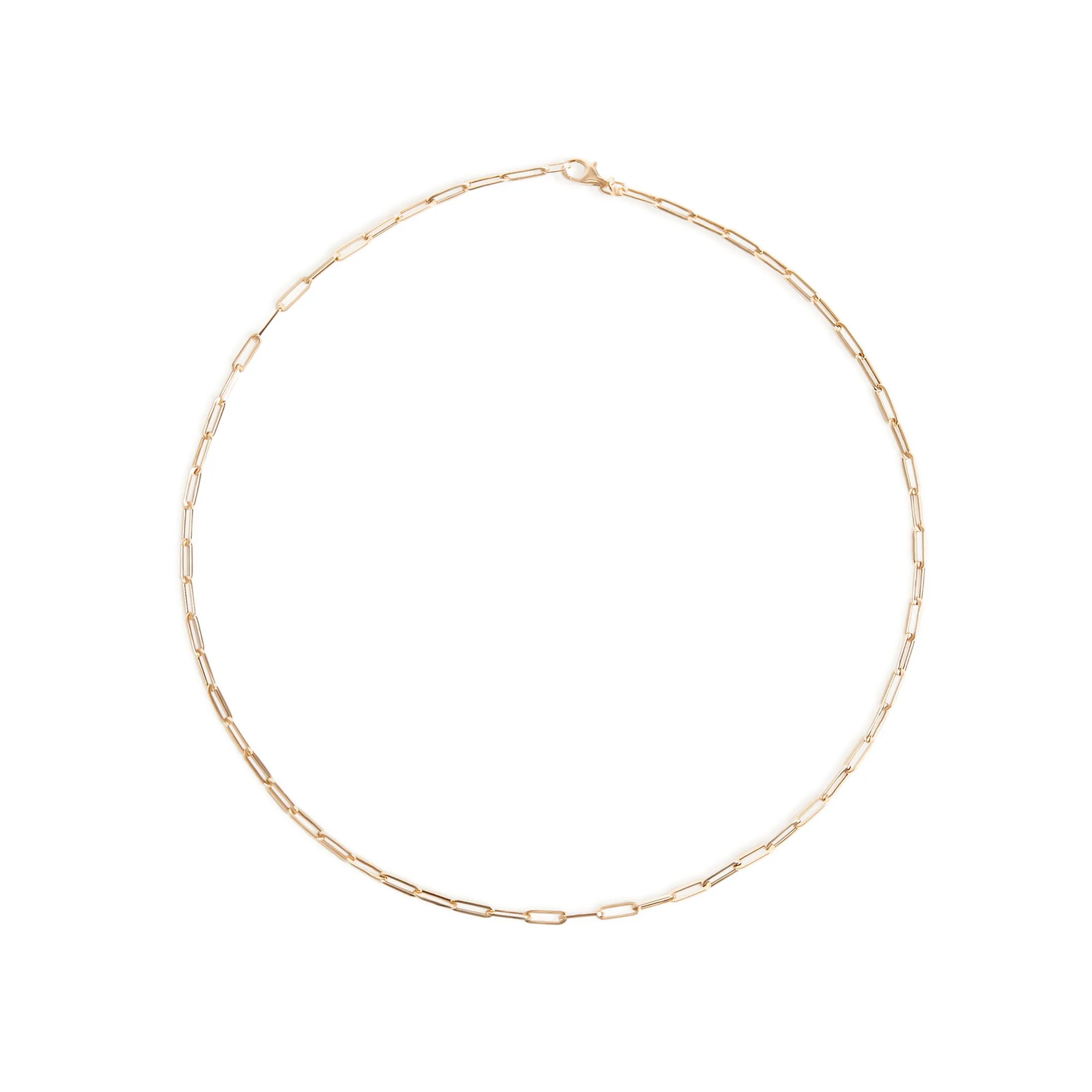 Petite Paperclip Chain Necklace