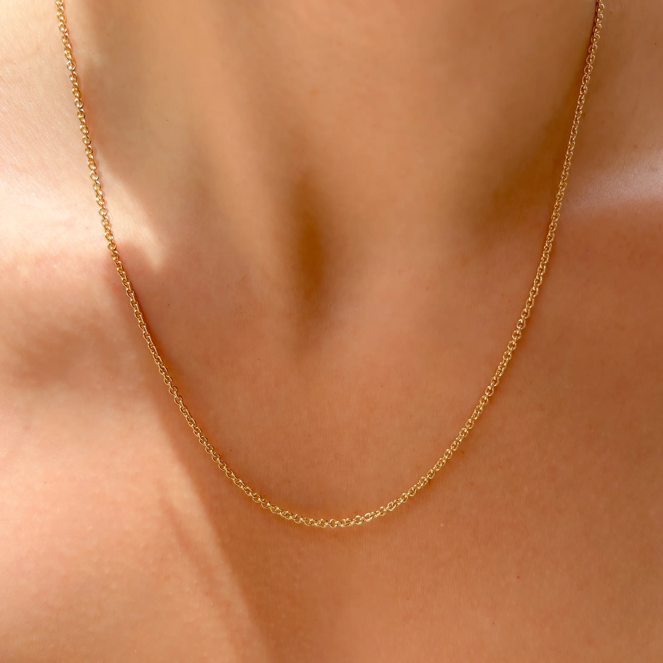 Classic Round Chain Necklace - alternate view