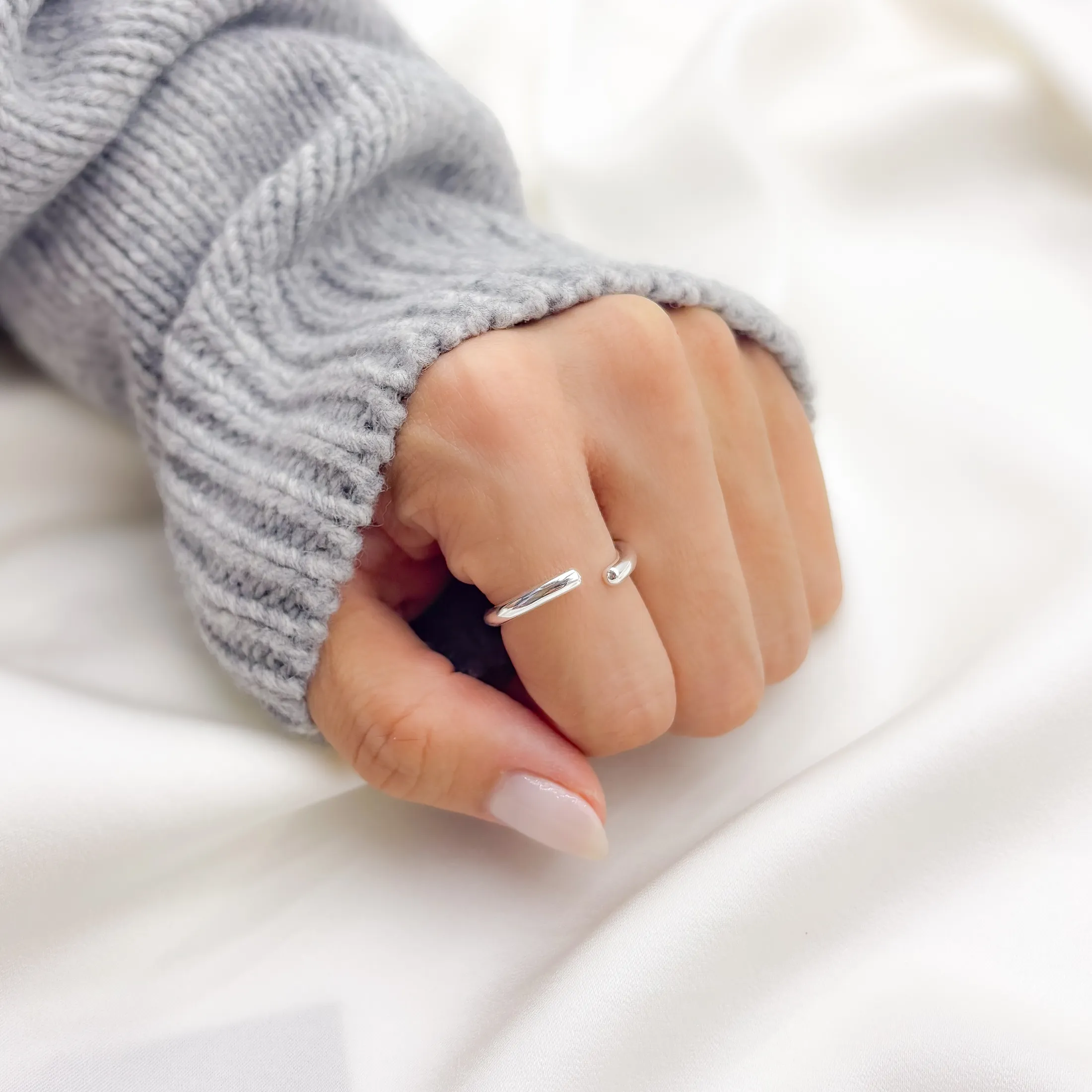 Open Sculptural Ring - alternate view