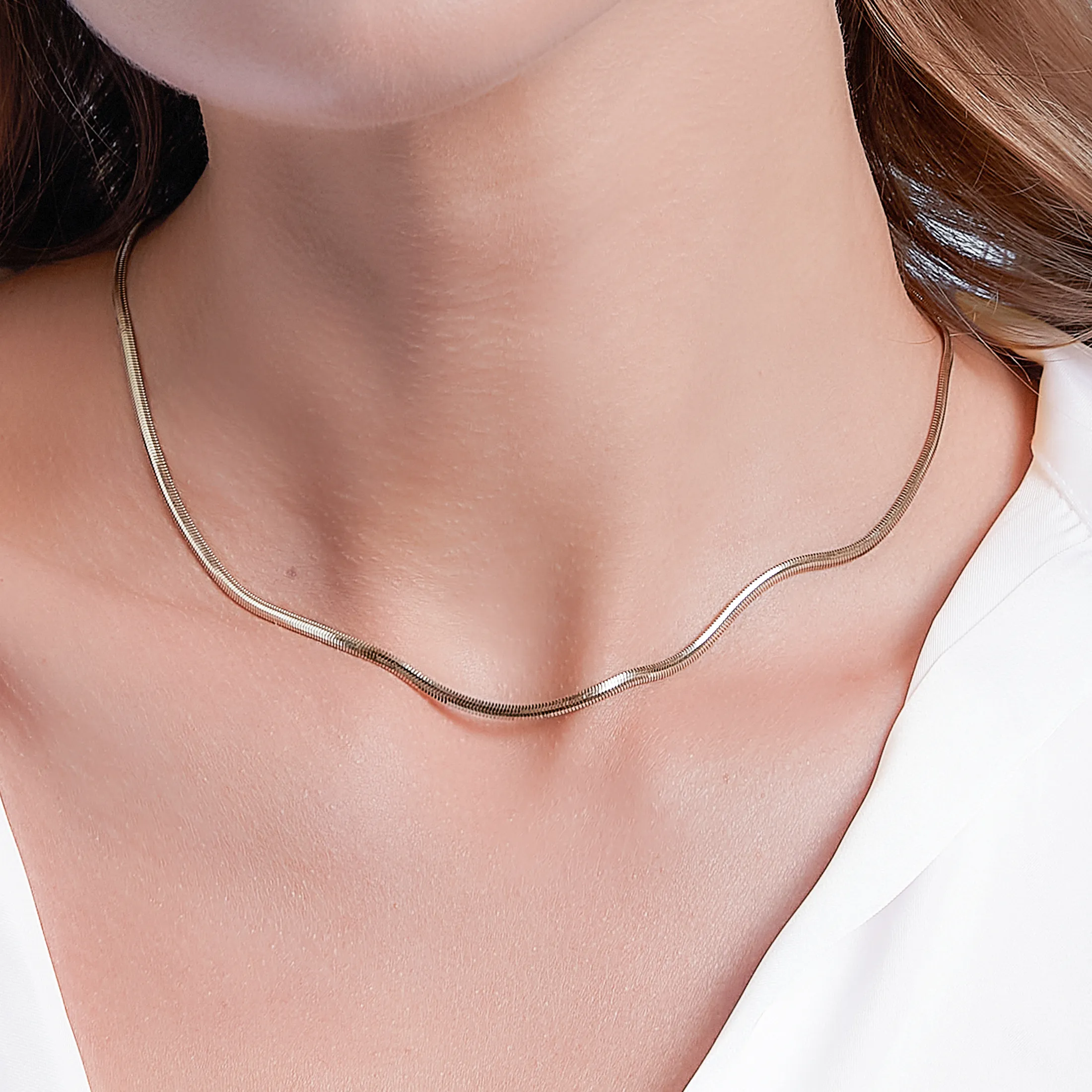 Signature Snake Chain Necklace - alternate view