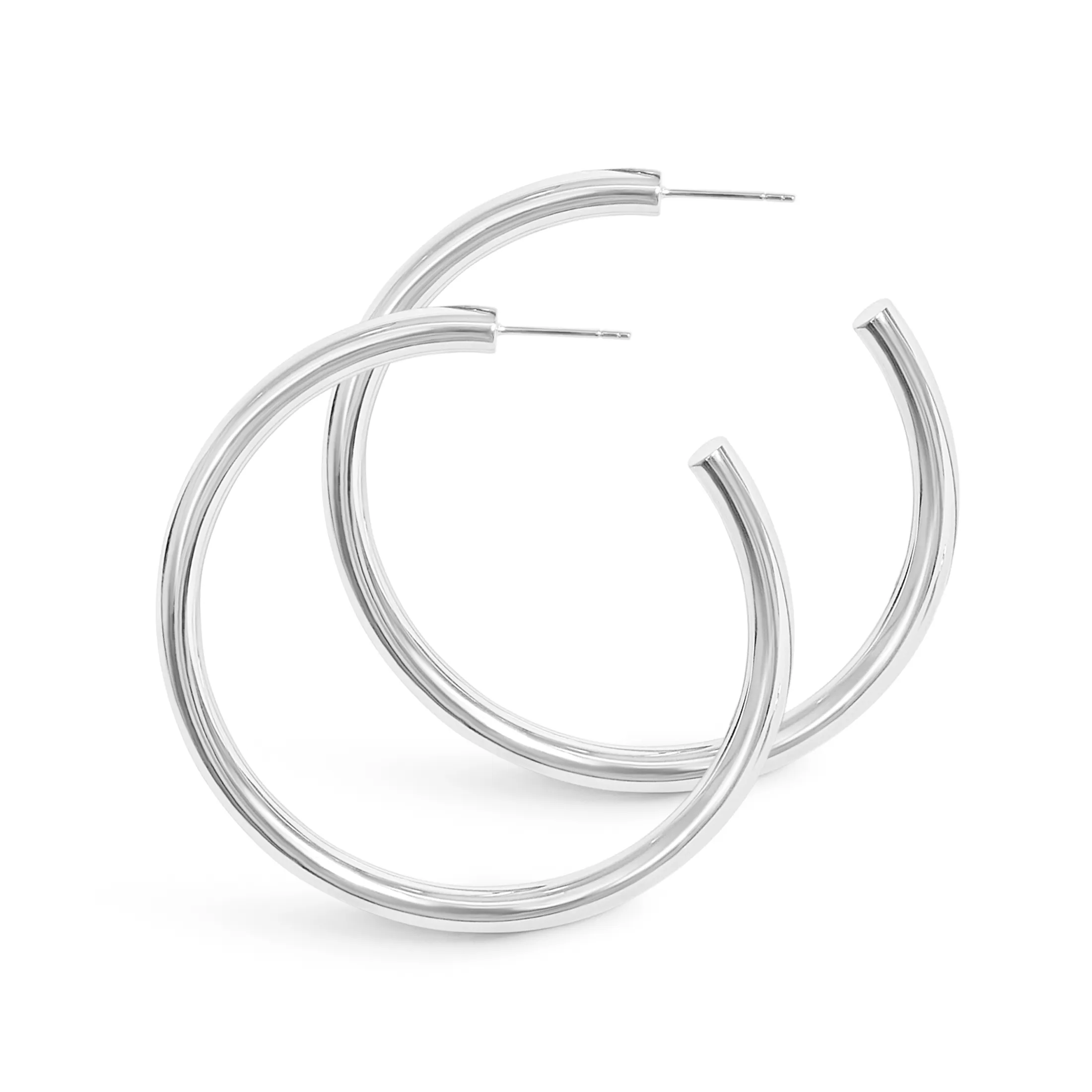 Maxi Signature Hoop Earrings