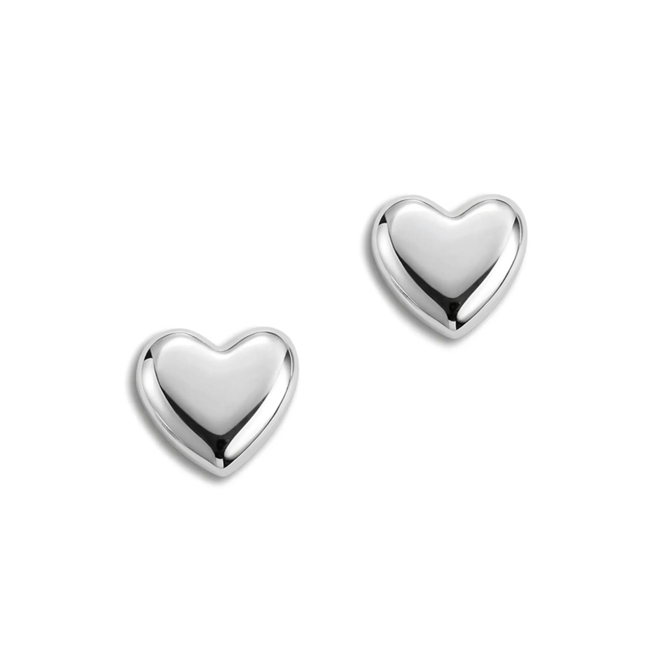 Classic Heart Stud Earrings