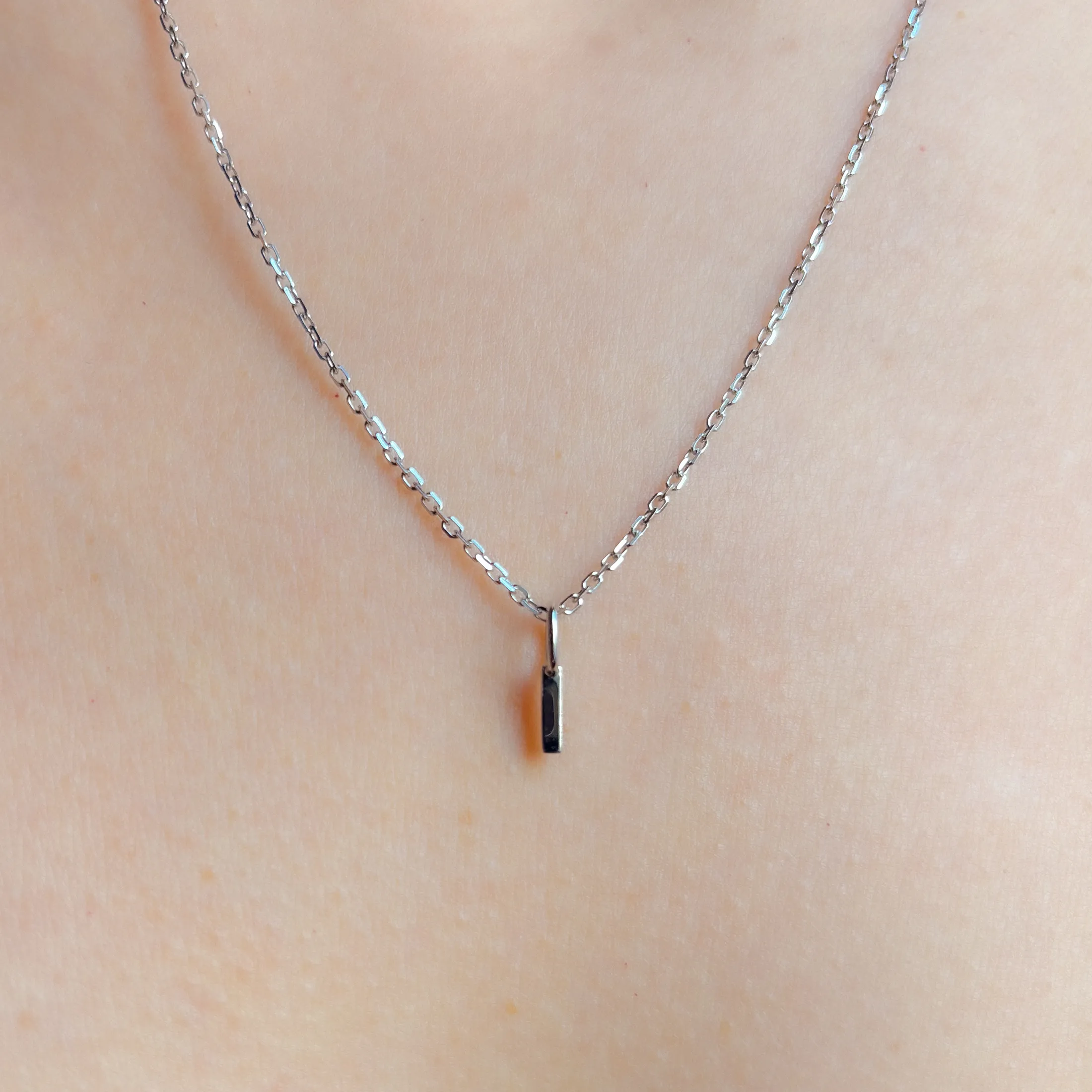 Personalized Letter I Pendant - alternate view