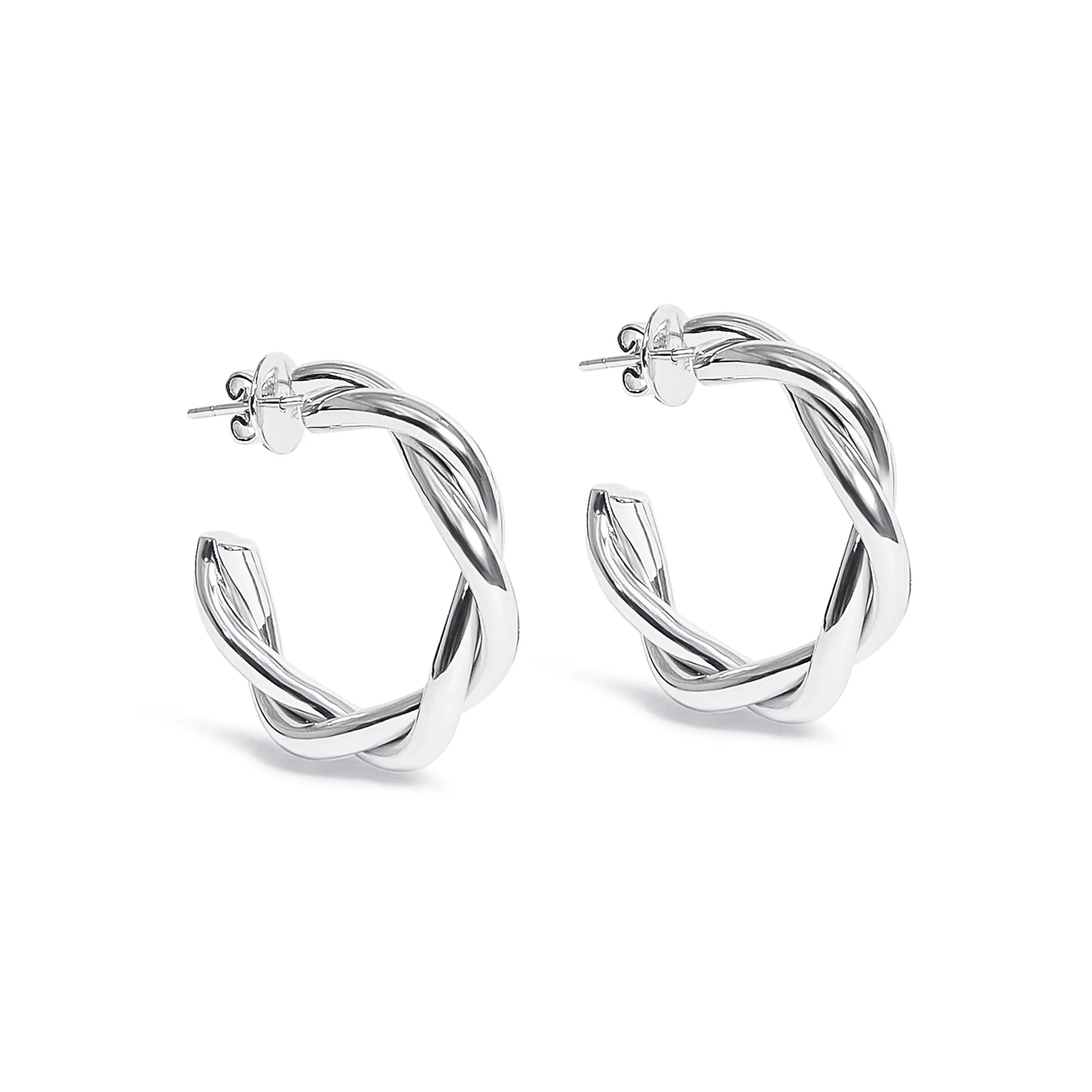 Classic Twist Hoop Earrings