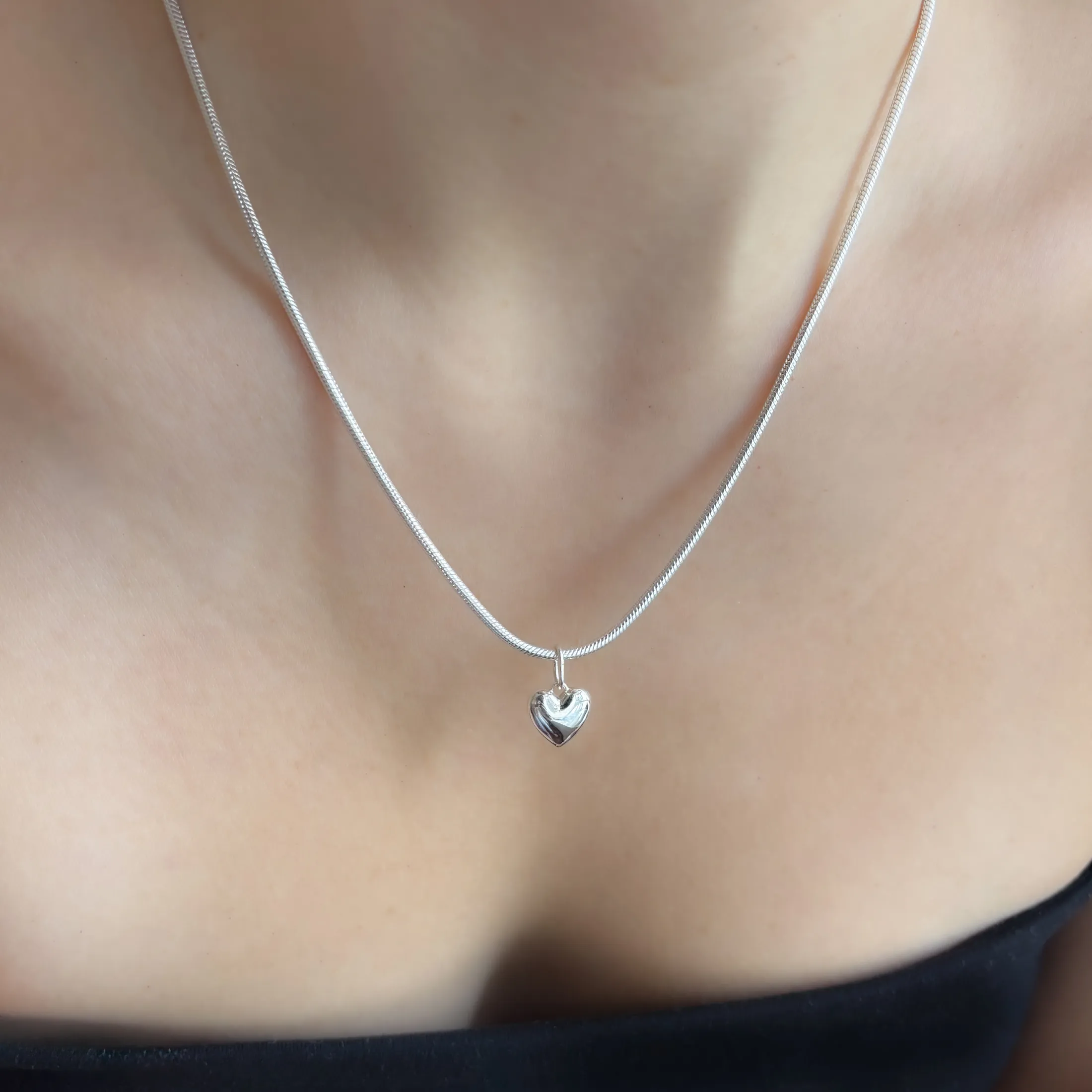 Puffy Heart Pendant - alternate view